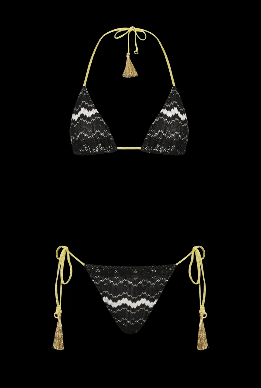 hanne_bloch_black_white_k_3.webp Hanne Bloch Black White Knit - Reversible Triangle Bikini