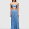 HANNE BLOCH BLUE BANDEAU TOP