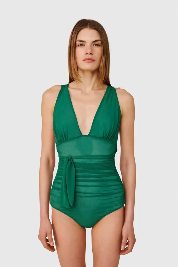 HANNE BLOCH EMERALD TULLE BADEDRAGT