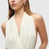 HANNE BLOCH IVORY SILK TULLE TOP