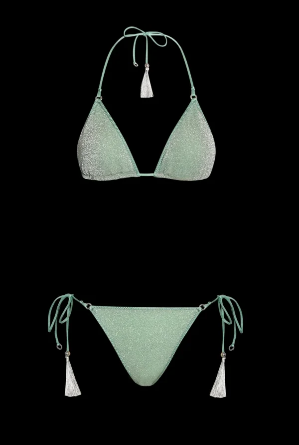 HANNE BLOCH OCEAN GLITTER TRIANGLE BIKINI