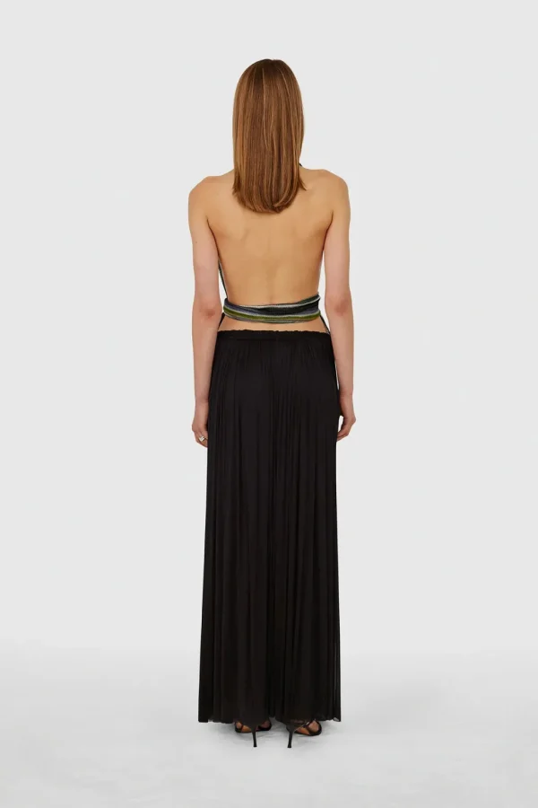 Hanne Bloch Stribe Knit Scarf Top