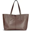 Infinito Karin Leather Tote/shopper Cacao