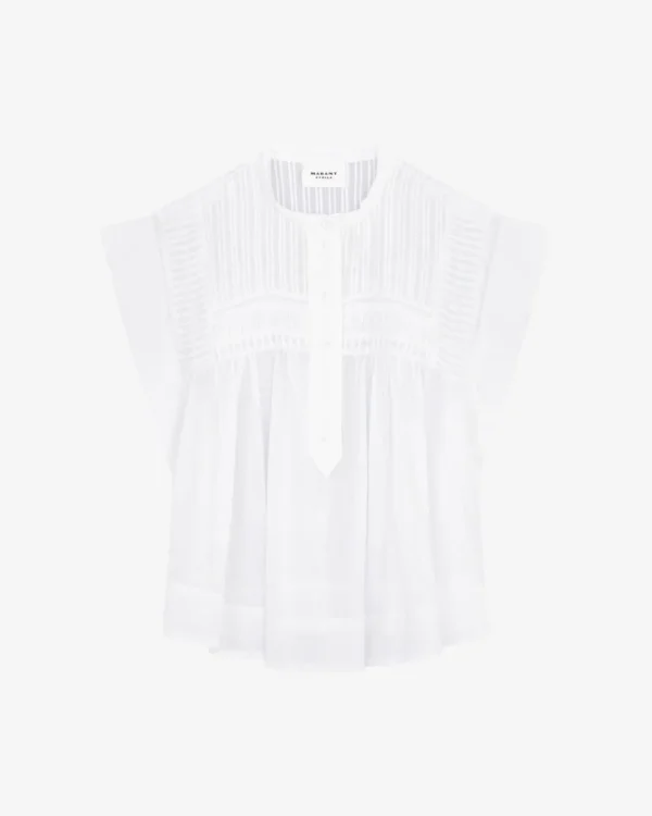 Isabel Marant Etoile Leaza Top White