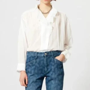 Isabel Marant Etoile Pamias Ruffle Blouse