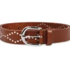 Isabel Marant Liliana Belt Cognac/Silver