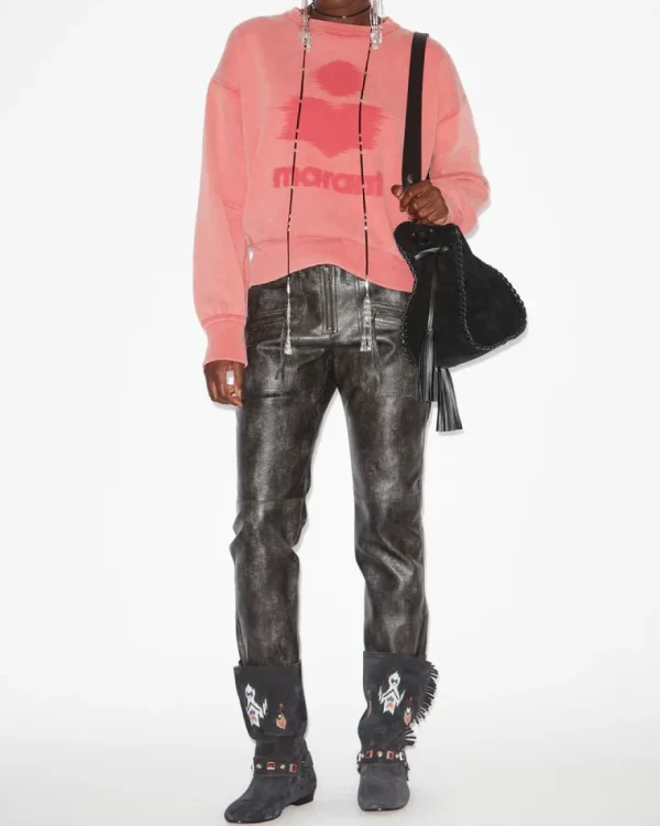 Isabel Marant Mobyli Sweatshirt Coral