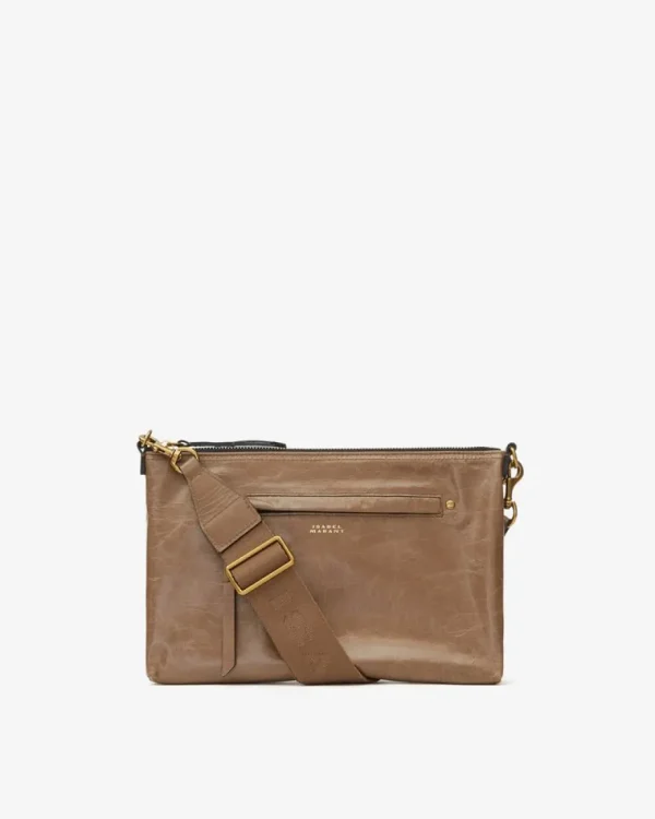 Isabel Marant Nessah Bag Dark Khaki