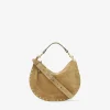 Isabel Marant Oskan Soft Zip Shoulder Strap Taupe