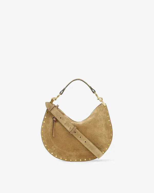 Isabel Marant Oskan Soft Zip Shoulder Strap Taupe