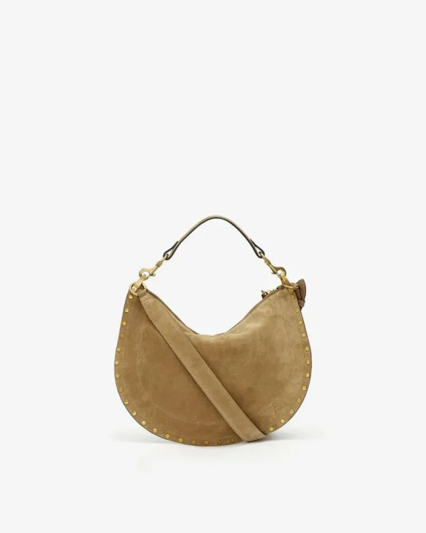 Isabel Marant Oskan Soft Zip Shoulder Strap Taupe