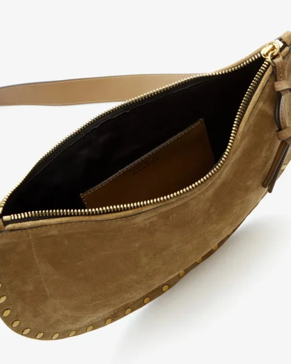 Isabel Marant Oskan Soft Zip Shoulder Strap Taupe