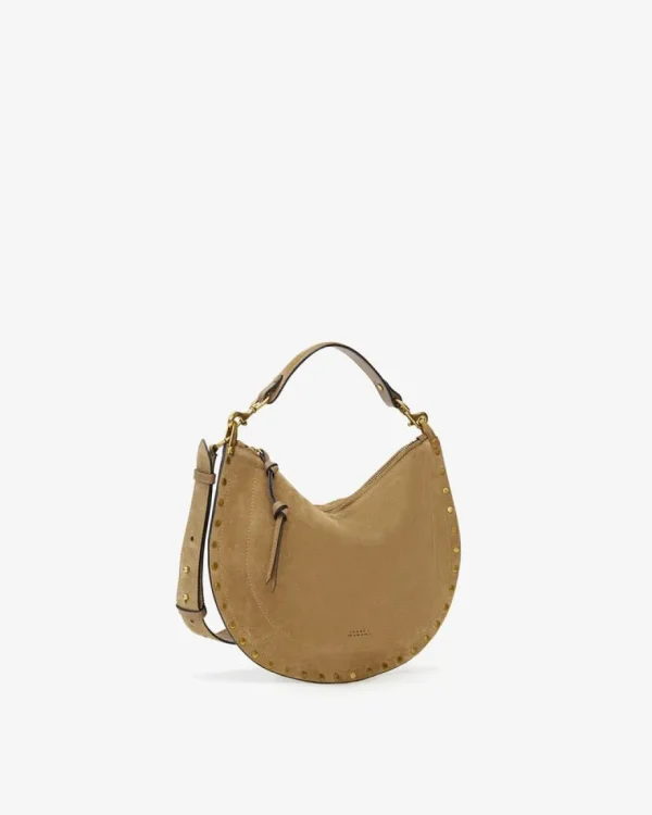 Isabel Marant Oskan Soft Zip Shoulder Strap Taupe