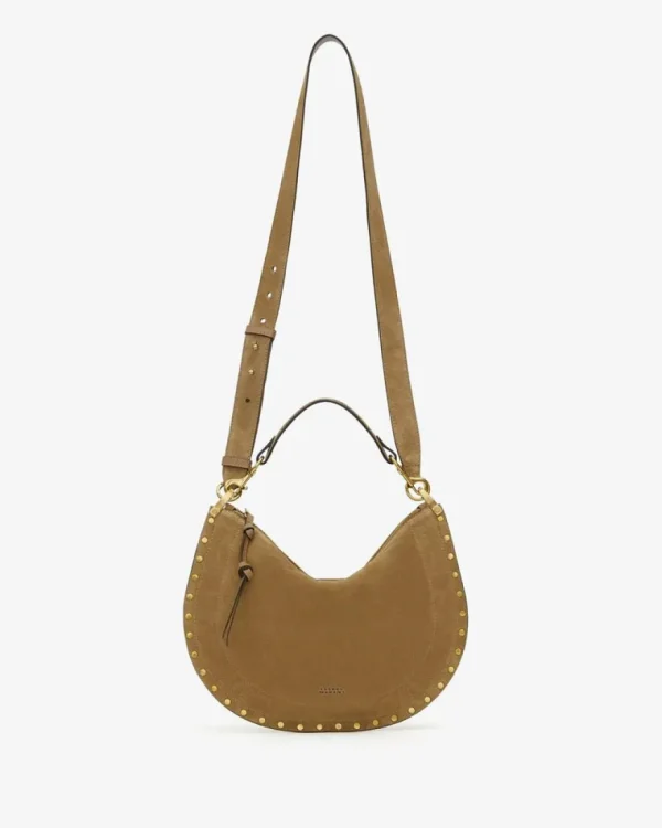 Isabel Marant Oskan Soft Zip Shoulder Strap Taupe