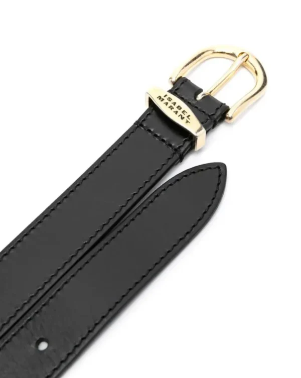 Isabel Marant Zadd Belt Black/Brass
