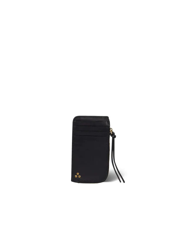 Jérôme Dreyfuss Clyde Noir brass cowskin