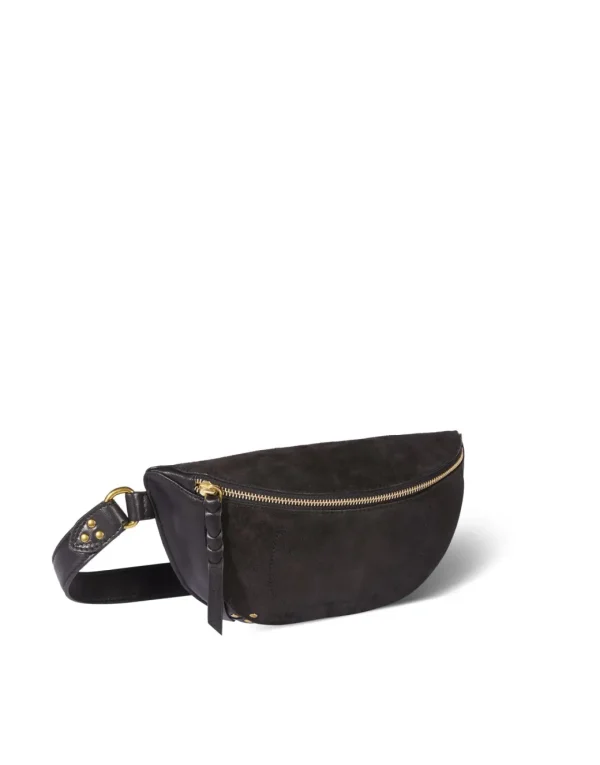 Jérôme Dreyfuss Lino banane Chèvre noir grainé