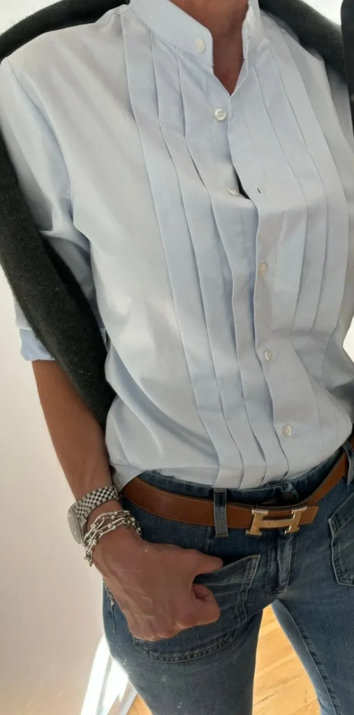 Louise Rømern Freddie Pam Baby Blue Poplin