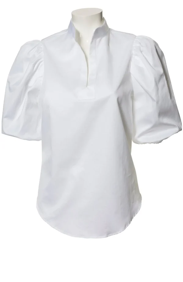Louise Rømern Freddie Sammi Jo 3/4 Puff Sleeve White