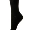 Pantherella Rose Rib Sock Merino Wool Black