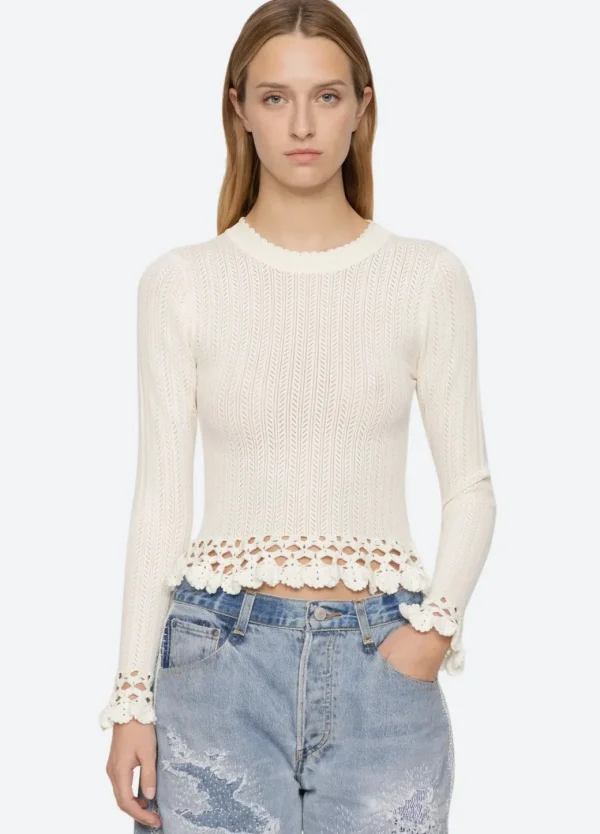 Sea New York Abbie Knit Cream
