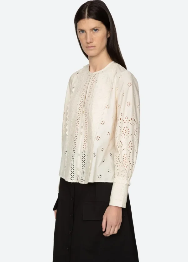 Sea New York Lainey L/S Top Cream