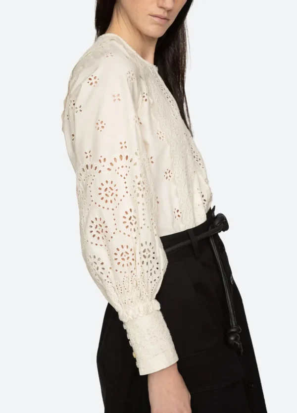 Sea New York Lainey L/S Top Cream