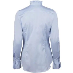 Stenströms Darya Light Blue Frill Blouse