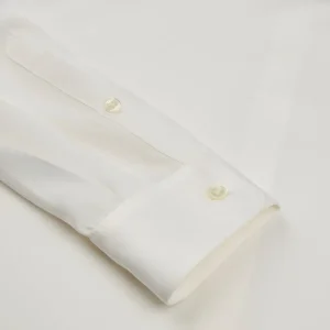Stenströms Susan Silk Stretch Shirt Off-White
